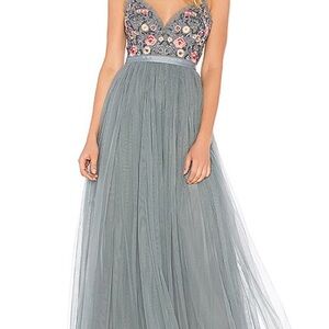 Needle & Thread Embroidered Evening Gown